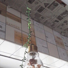 古いキッチンタイルを少し目新しく!*リメイクシートをタイル風に使って見る♪