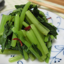 ポリ袋20分でいい塩梅☆ かぶの葉の白だし漬け