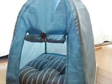 100均の支柱とすのこでワンコのテント風ベッド