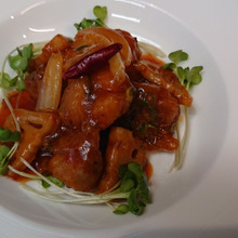 【試してみた】鶏肉と蓮根のチリソース炒め。