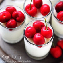 ♡混ぜて冷やして超簡単♡バニラヨーグルトゼリー♡