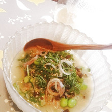 アレンジも自在!具沢山の冷え冷え冷や汁風ご飯♪