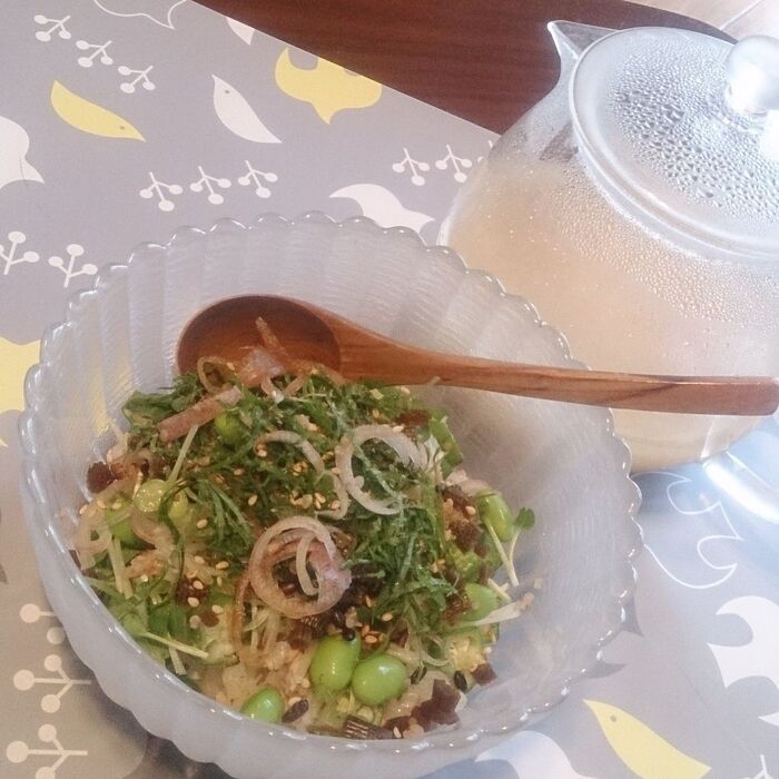 冷たい味噌汁をかける前