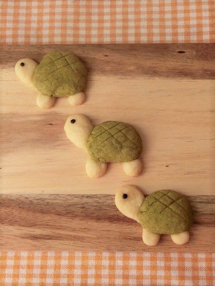 型なし★カメのデコクッキー