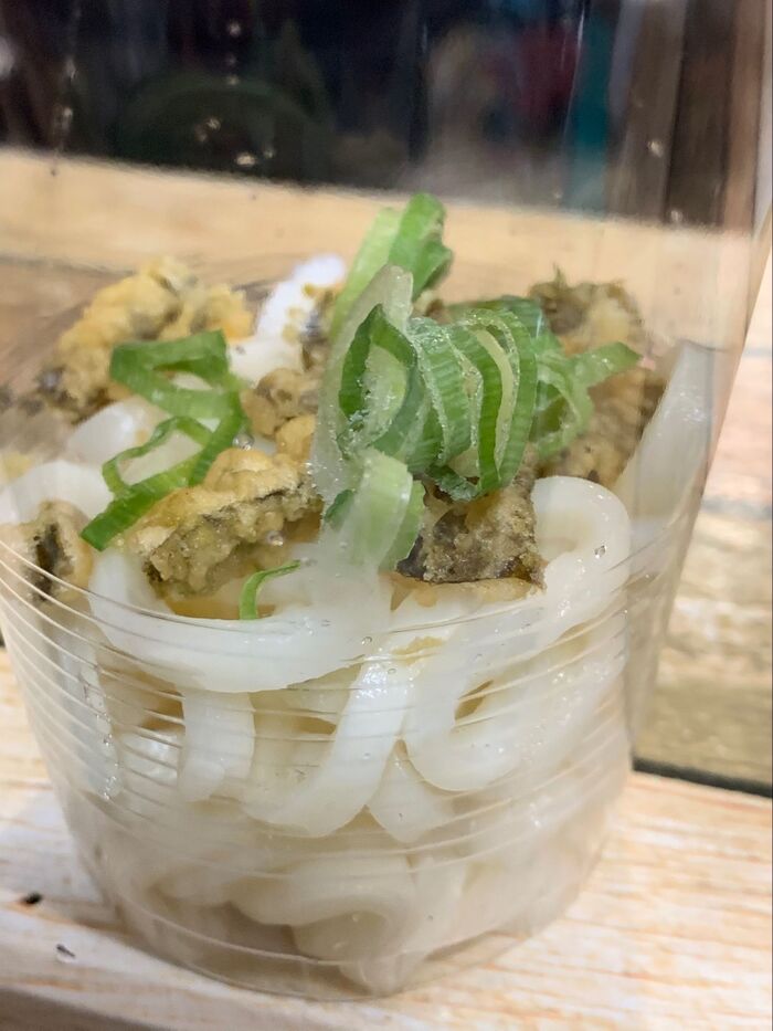 カップに詰めます