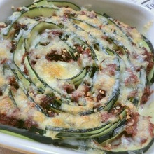 簡単10分☆ ズッキーニとコンビーフのチーズグリル