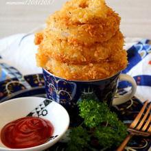 ザクザクオニオンフライ。