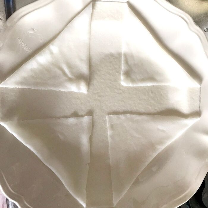 盛り付け参考例その1 プリンアラモード編