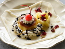 【スピードレシピ】春巻きの皮が20秒で♡しっとりもっちりクレープ生地に! #プリンアラモード