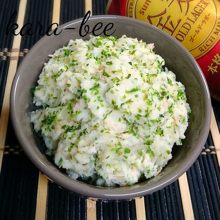 ストック食材で簡単激ウマ♪のり塩ツナマヨポテサラ