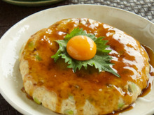 包丁いらず♪フライパンでドーンと!大きな豆腐入りつくね