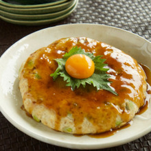 包丁いらず♪フライパンでドーンと!大きな豆腐入りつくね