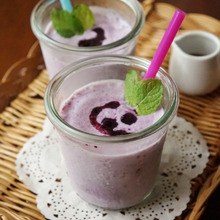 ポリフェノールたっぷり♡ブルーベリースムージー