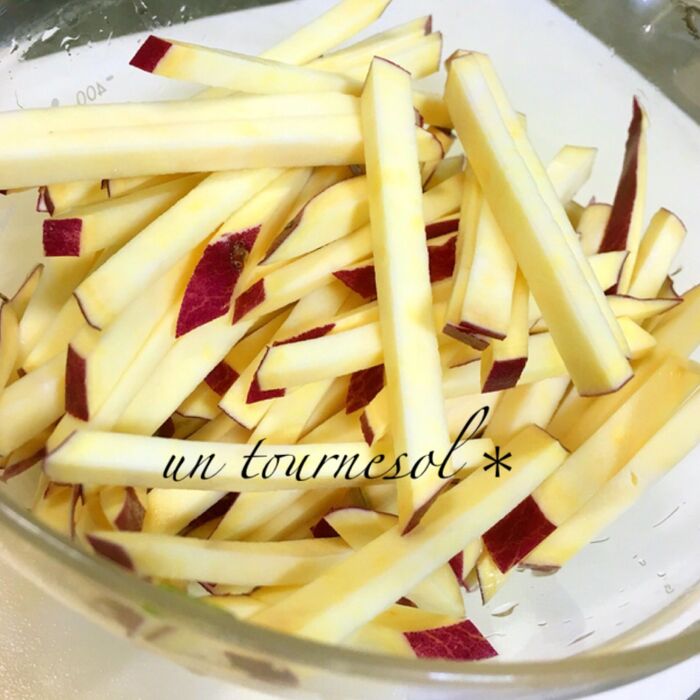 ①レンジ加熱することで、時短に!