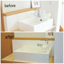 100均DIYで洗面台の悩みを解決!
