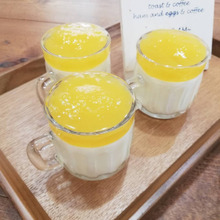 ミキサーで簡単!元気色のジュレとレアチーズケーキ