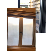 ダイソーのすりガラスシートで外からの視線をシャットアウト!暮らし快適に。