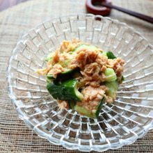 ビニール袋で簡単☆ツナと胡瓜のピリ辛和え