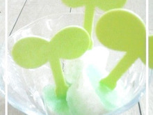 お家で作る*小さいバニラバー&クリームソーダバー