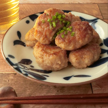 豚ひき肉で味噌マヨつくね
