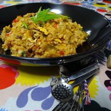 【試してみた】スタミナ旨辛♪ビールが進む!玉豚キムチ炒飯