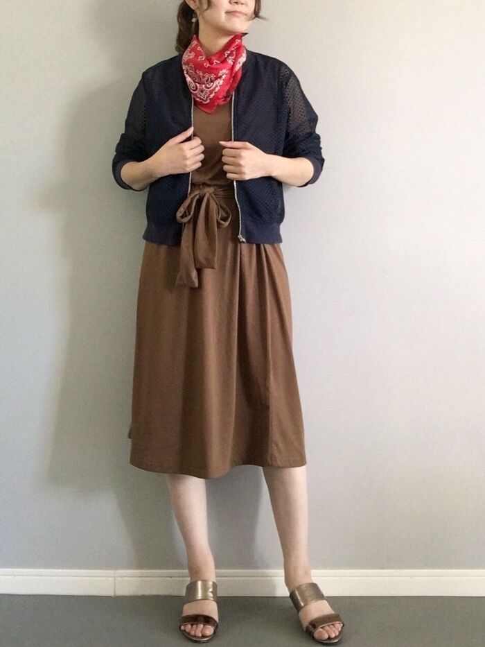 ブルゾンコーデ