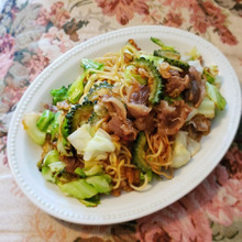 常備菜2品で簡単!夏*焼きそば♪