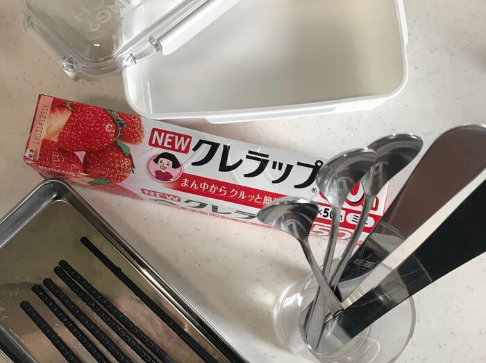 おにぎりはラップで!