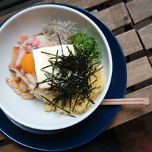 【試してみた】★釜玉風バター醬油うどん★