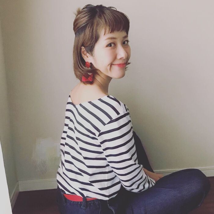 *夏も大活躍!ルミノアの大人ボーダートップス*