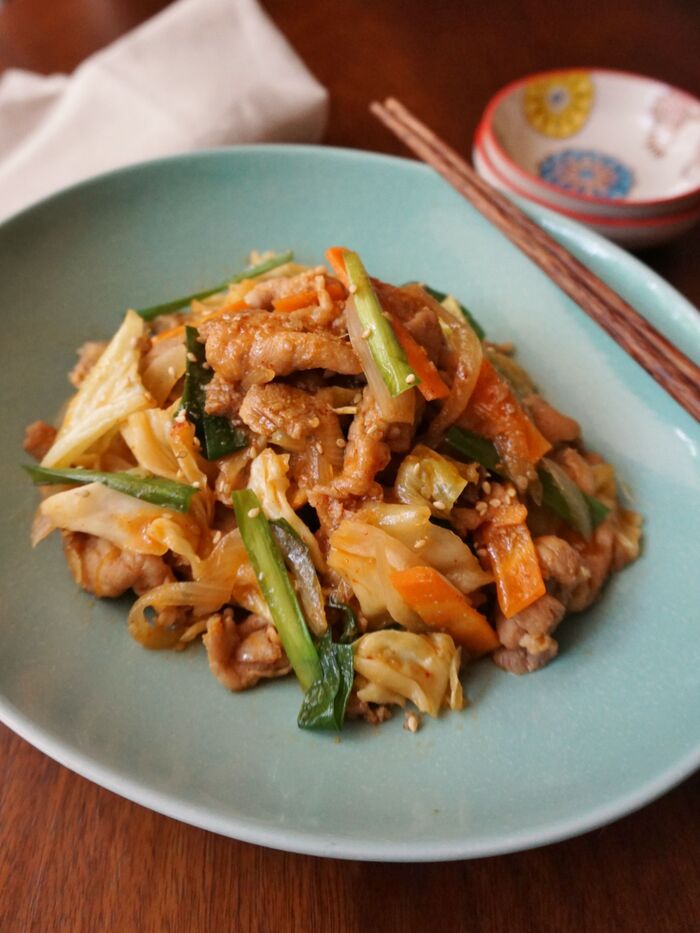 夏バテ予防に!簡単&節約にも♡豚こまのプルコギ風