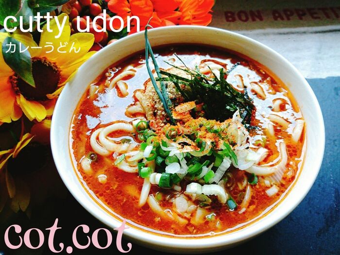★カレー(牛すじシチュー)うどん★