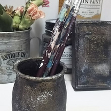 ヨーグルト容器をペイントリメイク☆メタリックに大変身♪