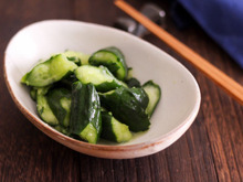 ポリ袋で作るきゅうりのわさび漬け #簡単 #食材1つ