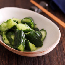 ポリ袋で作るきゅうりのわさび漬け #簡単 #食材1つ