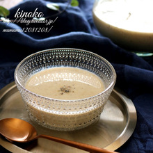 レンチン&ワンボウル・きのこのポタージュ。