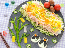 七夕ちらし寿司☆ランチプレートの作り方