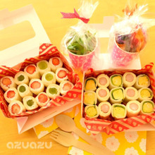 ピクニックにも運動会にも食べやすい!ロールサンドウィッチ