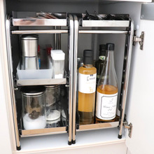 【キッチン収納】開き扉を引き出しに変えて調味料を楽に収納する