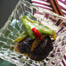 【基本の和食】茄子とピーマンの揚げ浸し。