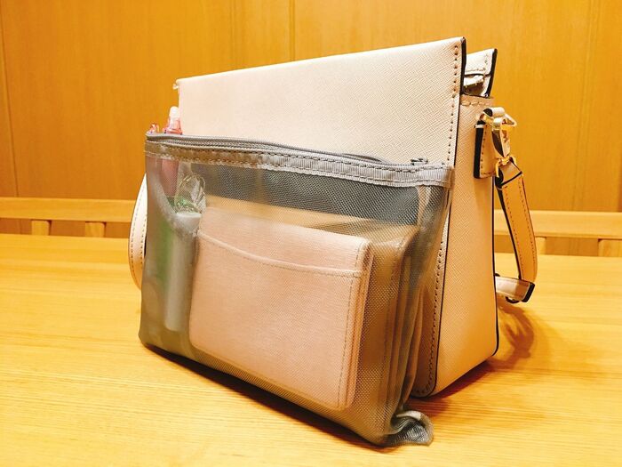 薄型バッグインバッグの救世主?無印良品のケースで忘れ物防止!