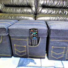 オットマン?用途はそれだけじゃない!便利な子供グッズ収納♪