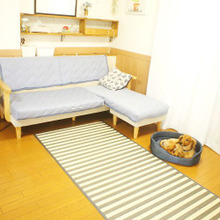 カーペットは止めて夏を涼しく過ごす竹ラグ❤