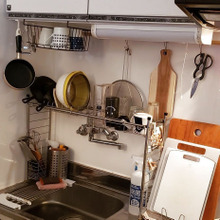 ずぼら精神発揮!狭さも克服?全て洗ったまんま収納OKなKitchen水回り