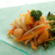 【くらし薬膳】簡単手作りドレッシング♪にんじんとセロリのオレンジサラダ~便秘すっきり薬膳