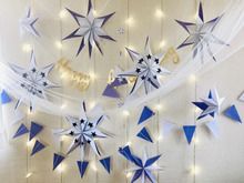 カンタン♪ときめきハンドメイド♪ **二重封筒な星形オーナメントDECO:七夕編**