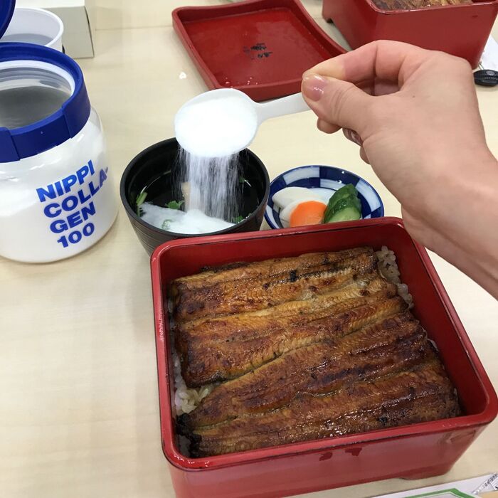 美味しすぎたコラーゲンたっぷりのうなぎランチーさらにコラーゲンをプラス