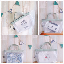 100均商品3つで流行りのPVCバッグの作り方♪