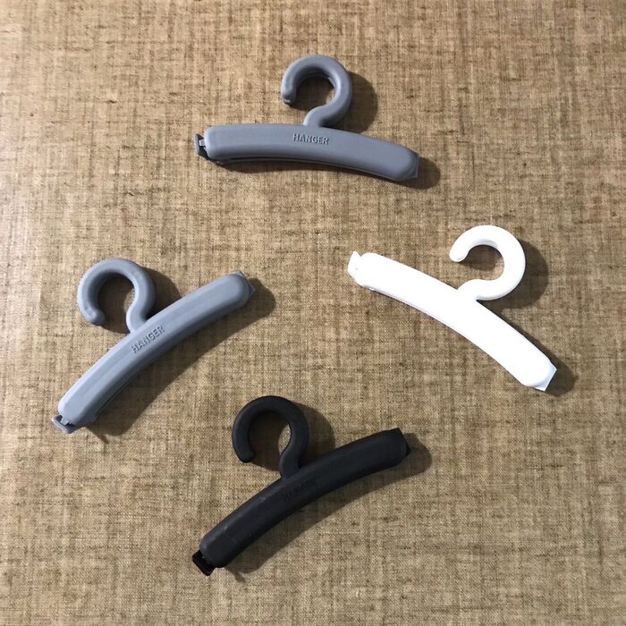 食品ロスを減らせるかも?その②セリアの「ハンガータイプのポリ袋クリップ」