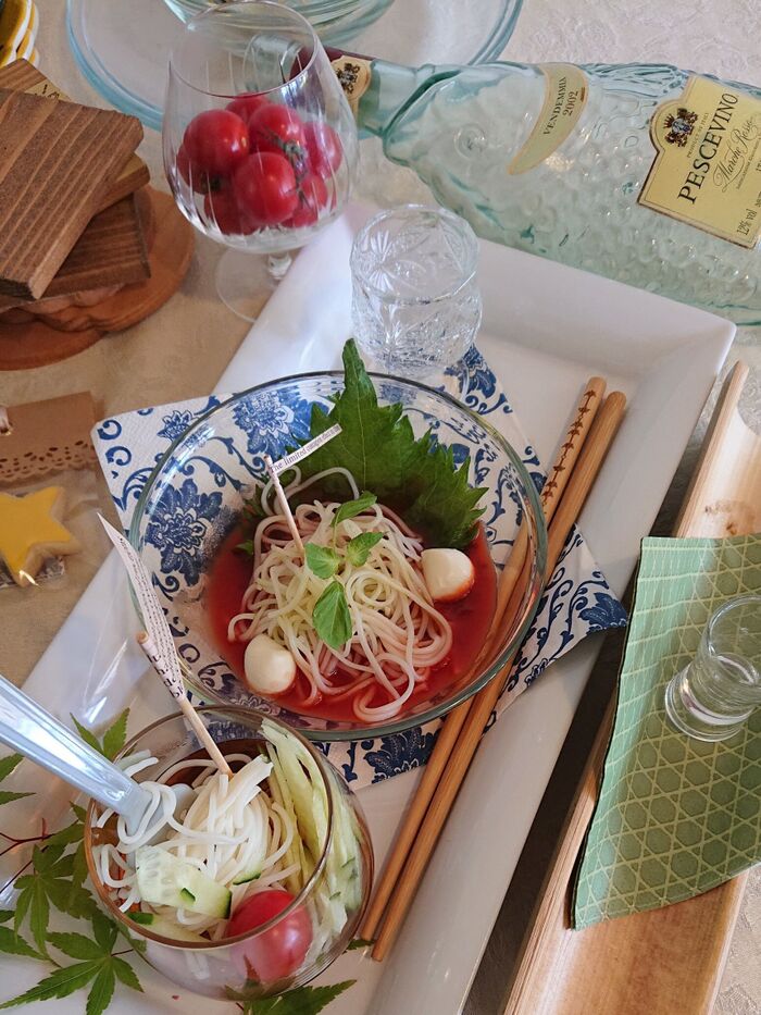 素麺盛り付け  vol.2